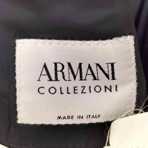 アルマーニコレツィオーニ ARMANI COLLEZIONI イタリア製 3B リブテーラードセットアップ メンズ