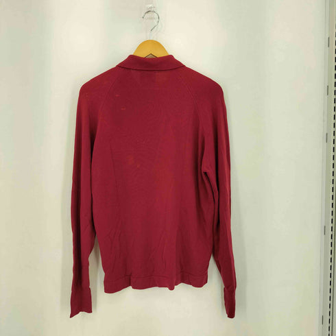 ピューリタン PURITAN 70-80s USA製 Ban-Lon 長袖ニットポロシャツ メンズ M