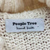 PEOPLE TREE ハンドメイド 花柄刺繍 タートルネックニット レディース