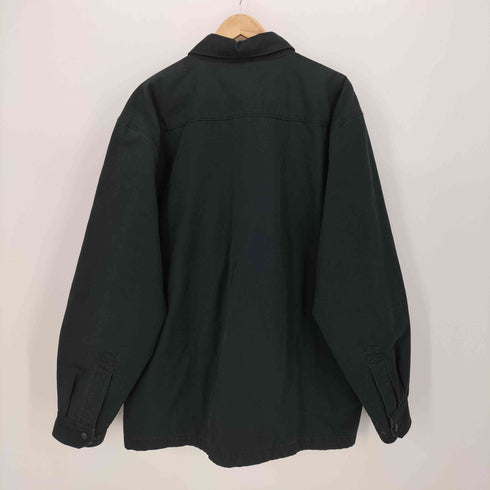 カーハート Carhartt スナップ ボタン 裏地 キルティング ライトダック リップストップ ワーク シャツ ジャケット メンズ import:L