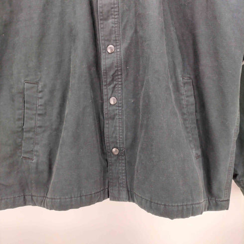カーハート Carhartt スナップ ボタン 裏地 キルティング ライトダック リップストップ ワーク シャツ ジャケット メンズ import:L
