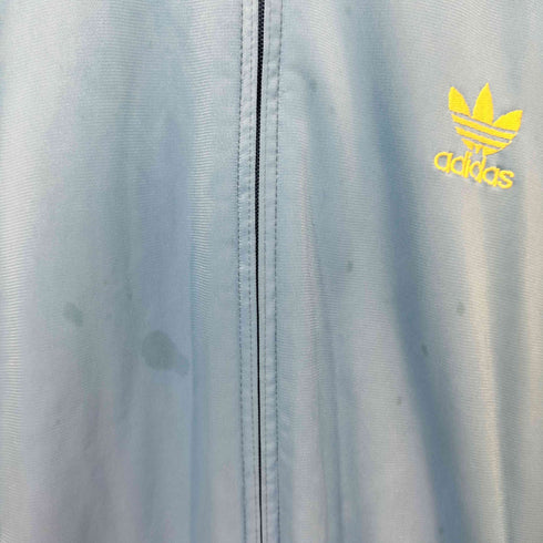 アディダスオリジナルス adidas Originals 80S USA製 銀タグ トレフォイルロゴ刺繍 スリーストライプ トラックジャケット メンズ import:XL