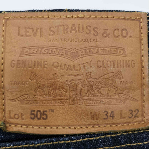 リーバイス Levis 505 レギュラーフィットストレート デニム メンズ W34 L32