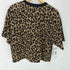 コーチ COACH レオパード カーシヴ シグネチャー クロップド Tシャツ レディース import:M