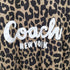 コーチ COACH レオパード カーシヴ シグネチャー クロップド Tシャツ レディース import:M