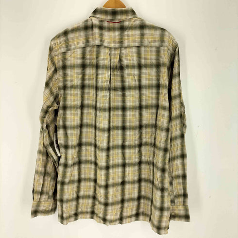 トミーヒルフィガー TOMMY HILFIGER 90S 比翼ボタン レギュラーカラーL/S レーヨンシャツ メンズ import:M