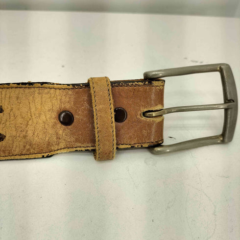 トニーラマ TONY LAMA USA製 総柄デザイン ウエスタンベルト メンズ 32