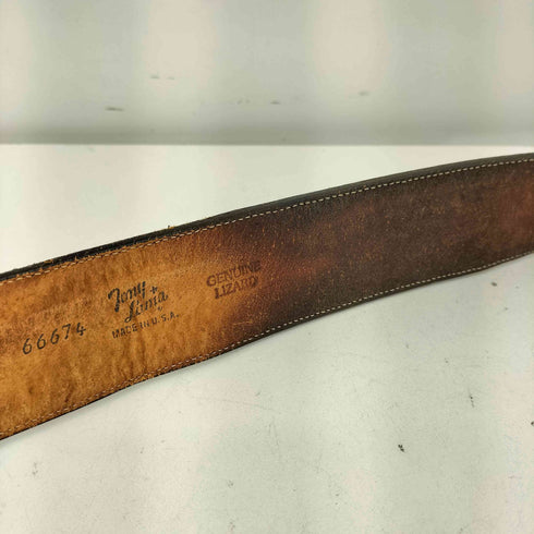 トニーラマ TONY LAMA USA製 総柄デザイン ウエスタンベルト メンズ 32