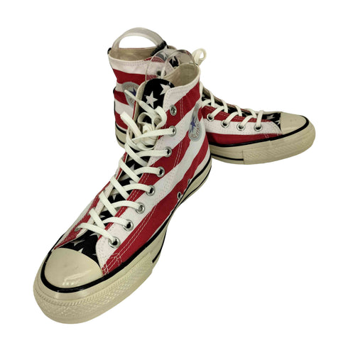 コンバース CONVERSE ALL STAR US STARS&BARS HI 星条旗 総柄 ハイカットスニーカー メンズ 27cm