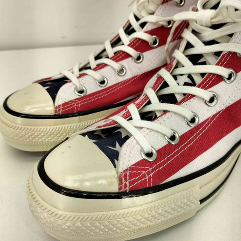 コンバース CONVERSE ALL STAR US STARS&BARS HI 星条旗 総柄 ハイカットスニーカー メンズ 27cm