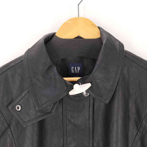 ギャップ Gap 25AW オーバーサイズ ヴィーガンレザージャケット メンズ import:S