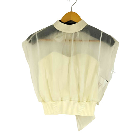 エイミーイストワール eimy istoire バックリボンシアードッキングニット レディース FREE