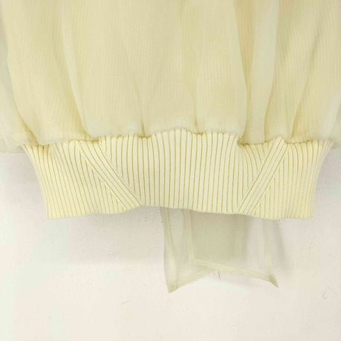 エイミーイストワール eimy istoire バックリボンシアードッキングニット レディース FREE