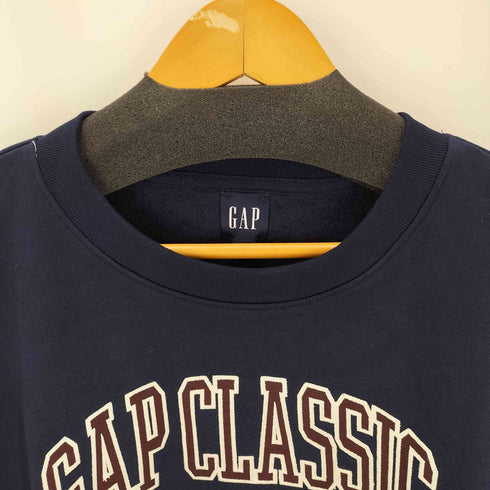 ギャップ Gap ヴィンテージソフト GAPロゴ ウェッジ スウェットシャツ レディース import:L