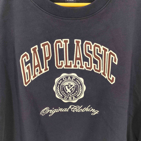 ギャップ Gap ヴィンテージソフト GAPロゴ ウェッジ スウェットシャツ レディース import:L
