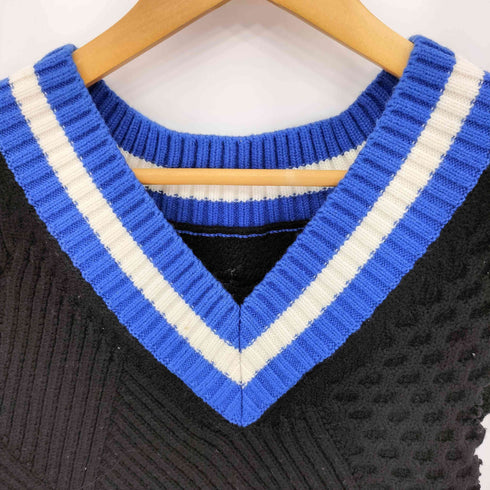 アダーエラー ADER error デストロイ Vネックニットベスト メンズ FREE