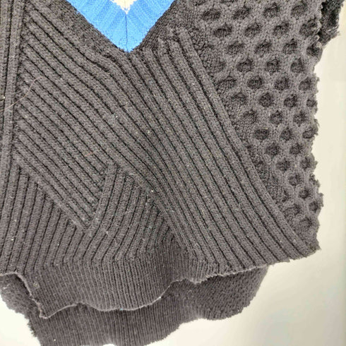 アダーエラー ADER error デストロイ Vネックニットベスト メンズ FREE