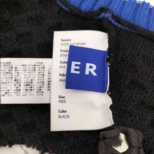 アダーエラー ADER error デストロイ Vネックニットベスト メンズ FREE