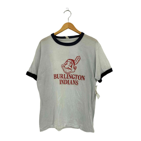 スクリーンスターズ SCREEN STARS BURLINGTON INDIANS リンガーTシャツ カットソー メンズ
