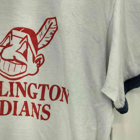 スクリーンスターズ SCREEN STARS BURLINGTON INDIANS リンガーTシャツ カットソー メンズ