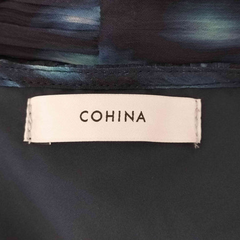 コヒナ COHINA シェードフラワープリーツティアードワンピース レディース REGULAR