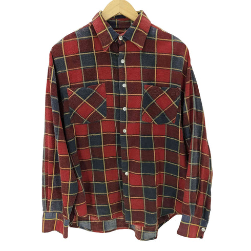 VAIN CORT シャモア コットン L/S チェック シャツ メンズ import:L