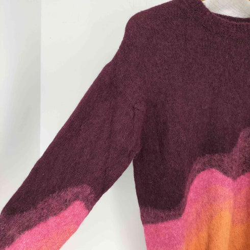 リトルスージー little suzie Alpaca Wool Gradation Jacquard Knit P/O レディース ONE SIZE