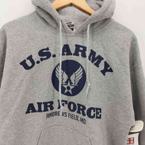 SKULL SQUAD U.S ARMY プリント スウェット パーカー メンズ import:M