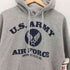 SKULL SQUAD U.S ARMY プリント スウェット パーカー メンズ import:M