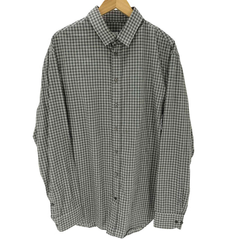 アルマーニコレツィオーニ ARMANI COLLEZIONI ギンガムチェック ワイドカラー L/S シャツ メンズ 43/17