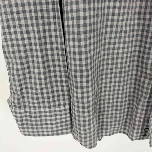 アルマーニコレツィオーニ ARMANI COLLEZIONI ギンガムチェック ワイドカラー L/S シャツ メンズ 43/17