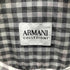 アルマーニコレツィオーニ ARMANI COLLEZIONI ギンガムチェック ワイドカラー L/S シャツ メンズ 43/17