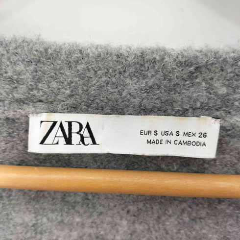 ザラ ZARA スクエアネック カーディガン レディース S