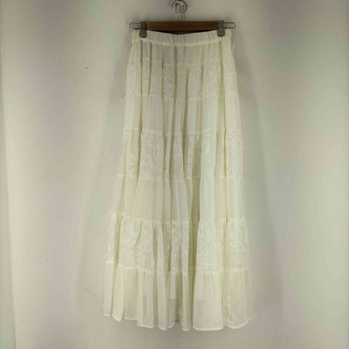 エイミーイストワール eimy istoire エンヴロイダリースパンコールティアードスカート レディース FREE