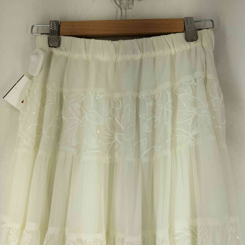 エイミーイストワール eimy istoire エンヴロイダリースパンコールティアードスカート レディース FREE