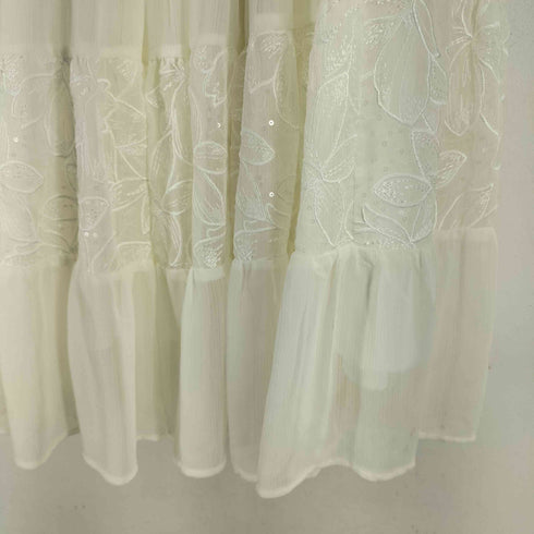 エイミーイストワール eimy istoire エンヴロイダリースパンコールティアードスカート レディース FREE