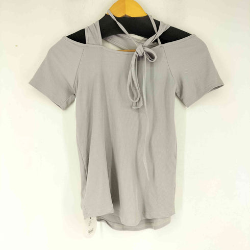 pellicule cutting rib ribbon tops レディース FREE