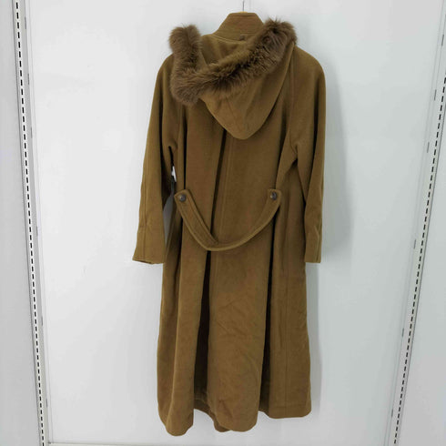 laliberte アンゴラ混 ファー スタンドカラーコート レディース JPN:M