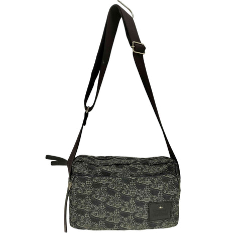 ヴィヴィアンウエストウッド Vivienne Westwood ORBリピート ショルダーバッグ メンズ