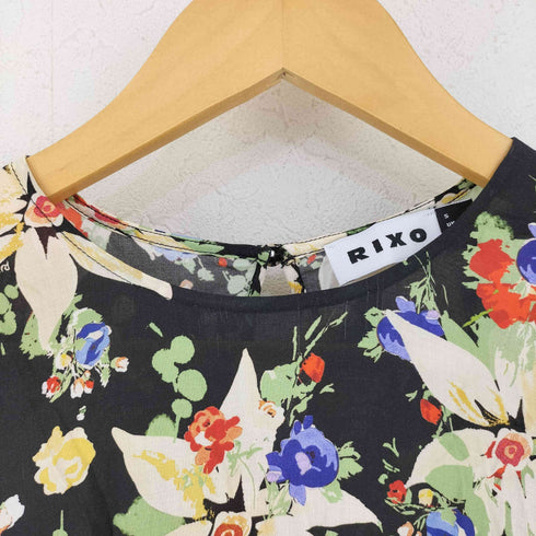 RIXO 花柄 レーヨン ワンピース レディース import:S
