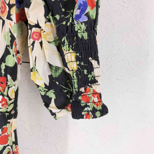 RIXO 花柄 レーヨン ワンピース レディース import:S