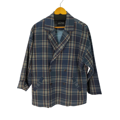 ダブルネーム DOUBLE NAME ダブルネーム チェック ジャケット パンツ セットアップ レディース FREE