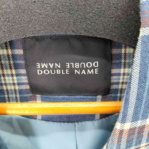 ダブルネーム DOUBLE NAME ダブルネーム チェック ジャケット パンツ セットアップ レディース FREE