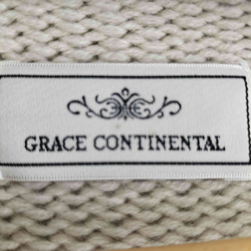 グレースコンチネンタル GRACE CONTINENTAL ロングニットカーディガン レディース