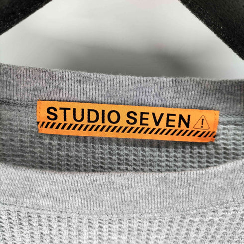 スタジオセブン STUDIO SEVEN ワッフル ロングTシャツ メンズ import:M