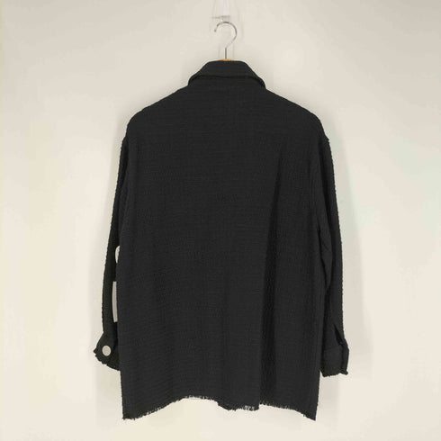 ザラ ZARA 裾カットオフ ツイードジャケット レディース import:XS