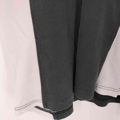 カンタベリーオブニュージーランド CANTERBURY OF NEW ZEALAND ロゴ 刺繍 Vネック ラグランスリーブ 鹿の子 Tシャツ メンズ import:XL