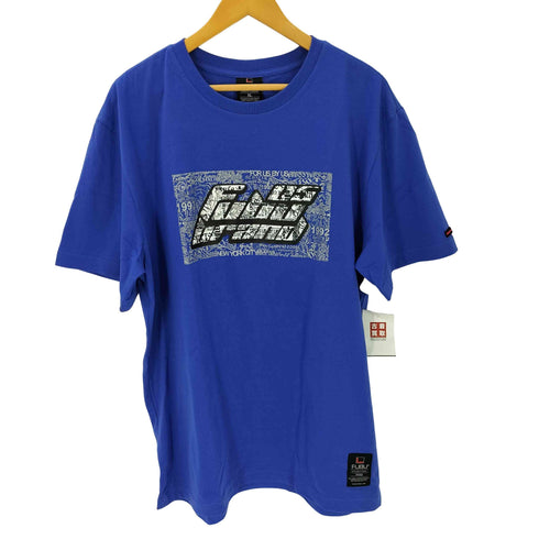フブ FUBU ラメ ロゴ プリント Tシャツ B系 メンズ import:XL