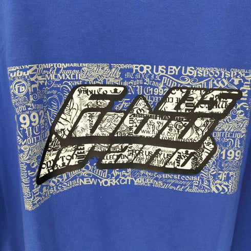 フブ FUBU ラメ ロゴ プリント Tシャツ B系 メンズ import:XL