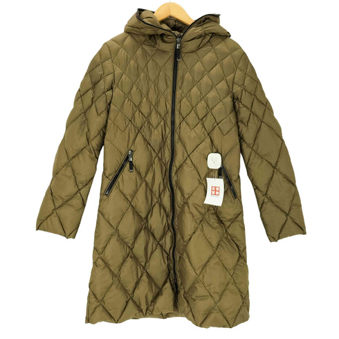 joutsen LINDA ダブルジップ キルティングダウンフーデッドコート レディース S